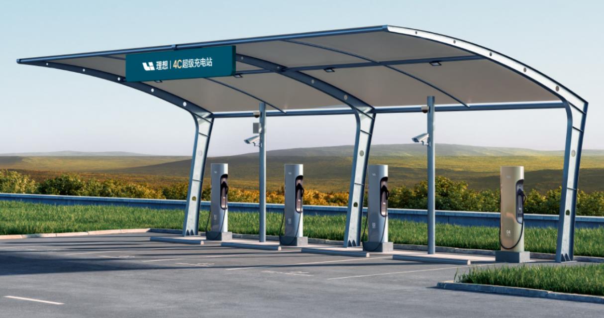 理想汽车新增6座4C超级充电站正式上线，全国已布局13座理想超级充电站